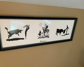 framed reproduction - Picasso print 