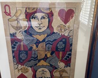 Queen of Hearts framed print - by Frontgate