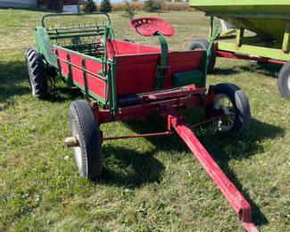 VINTAGE McCORMICK GROUND DRIVEN MENURE SPREADER