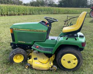 JOHN DEERE 445 GARDEN TRACTOR 729 HOURS RUNS WELL