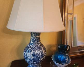 Pair of Chinoiserie Style Lamps