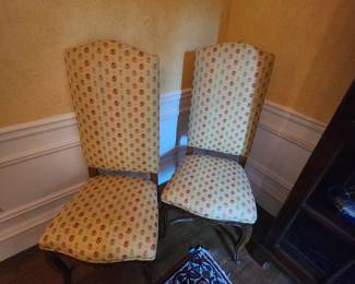 Upholstered Dining Chairs (8 available)
