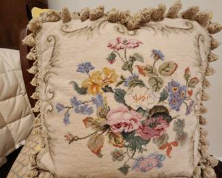 Needlepoint Pillow (pair availble)