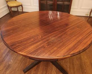 Vintage Dyrlund Danish Flip Flap Lotus Dining Table