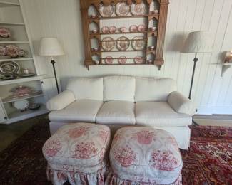 Neutral Upholstered Sofa