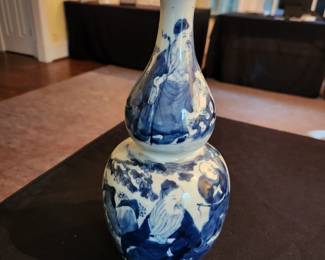 19th century antique Chinese double gourd vases.
