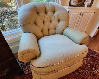 Accent Chair with tufted back (pair available)