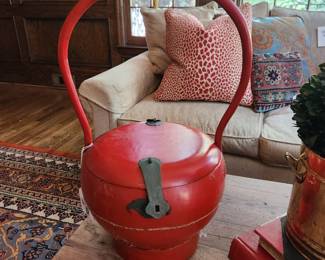 Antique Chinese Covered Wedding Basket