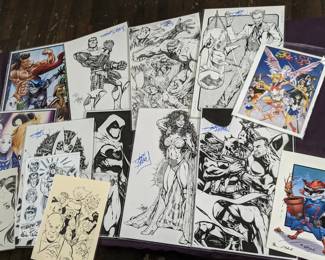 Signed Comic Book Art Prints