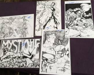 Signed Comic Book Art Prints