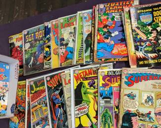 Mixed Marvel and DC Comics Comic Books