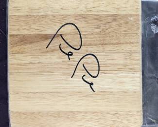 Paul Pierce signed floor piece