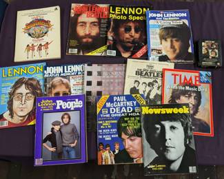Mixed Beatles Book & Magazine Lot