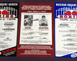Trio Of Boxing Posters