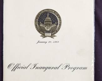 1969 Official Inaugural Program
