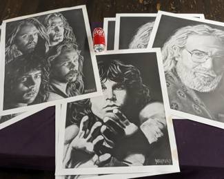 Bradford John Salamon Prints - Doors Grateful Dead Metallica