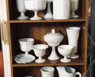 Nice Selection of Milk Glass