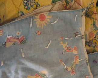 Two Hand Stitched Character Baby Blankets 