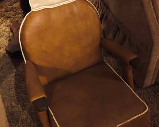 70’s Upholstered Bear Rocker