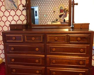 Handcrafted Cherry Dresser