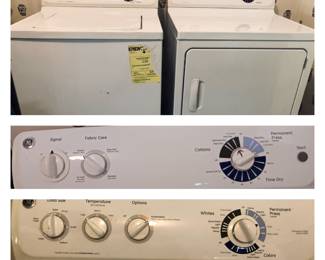 GE 7.0 CU FT Capacity Dura Drum Gas Dryer 
GE Electric Washer(SOLD)