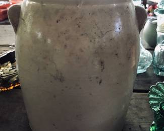 Small Crock With Lid