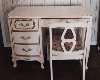French Provincial Desk & Chair
