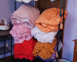 Good selection of chenille bedspreads