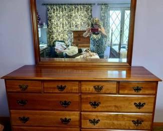 Matching Hardrock Maple Dresser 