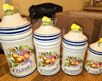 Vintage canister set