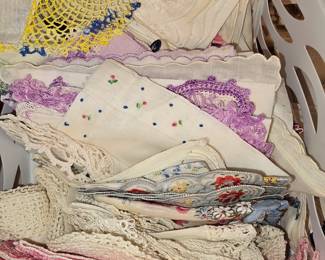 Gorgeous, vintage handkerchiefs.