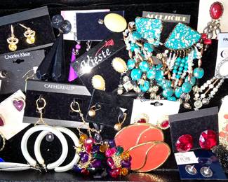 Costume jewelry- pierced earrings 