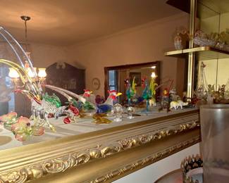 Blown glass sculptures and more