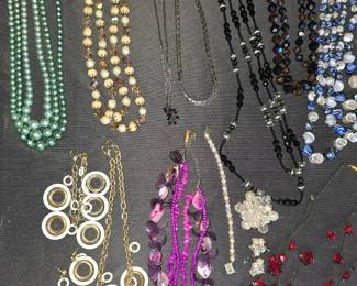 Costume jewelry- necklace sets