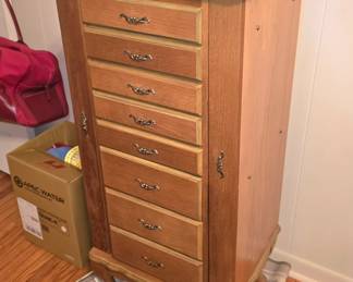 Jewelry armoire 