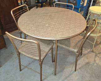 Folding table and chairs 