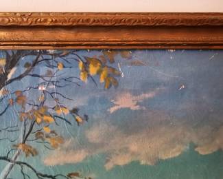 some damage to the art print