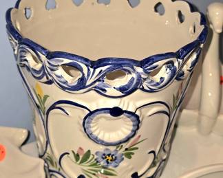 HAND PAINTED CACHEPOT