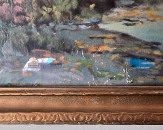 some damage to the art print...