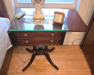 Pair of antique drop leaf tables