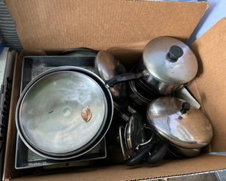 Revere ware pots and pans