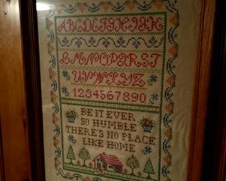 Vintage embroidery art