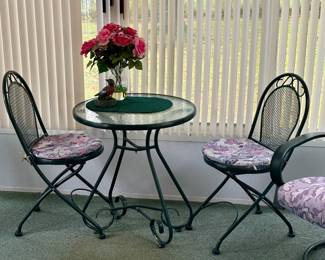 Patio table and chairs