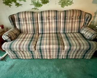 Plaid couch