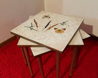 vintage nesting tables