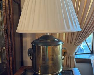brass lamp