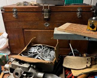 old tool boxes
