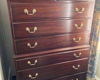 Henkel Harris Mahogany tall chest
