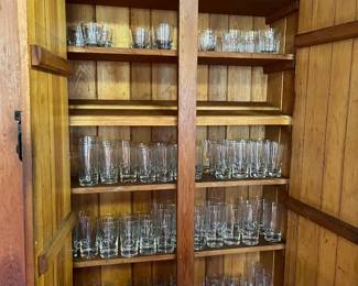 Fine restaurant quality glassware of many varieties. Stemware, cocktail, water, tea, juice, and even communion cups.