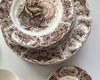 Johnson Brothers Wild Turkey Native American 